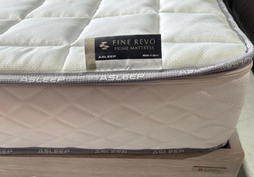 Cranzフレーム& Asleepマットレスシングルベッド 幅98cm,Used