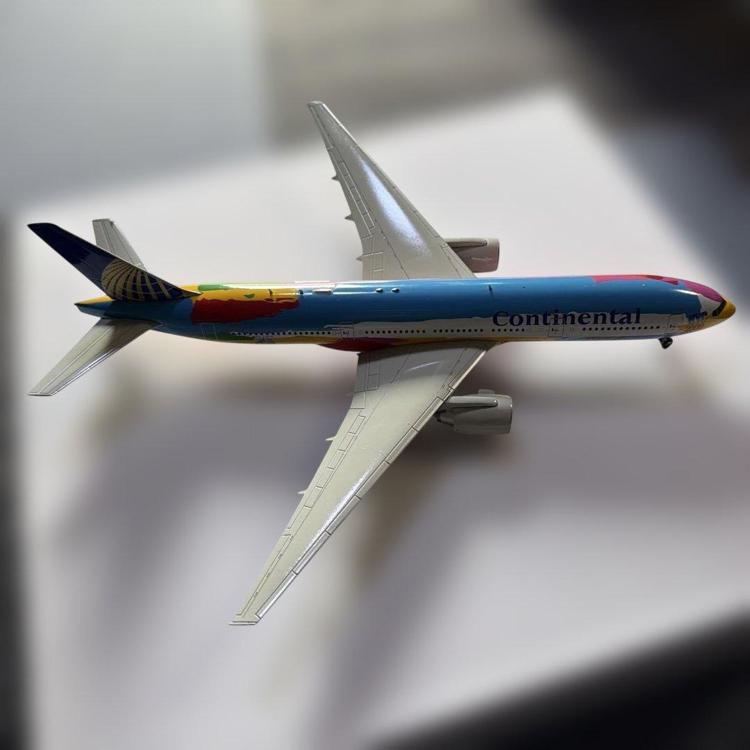 航空機・ヘリコプター Continental Boeing 777 NYC 2000 1:200
