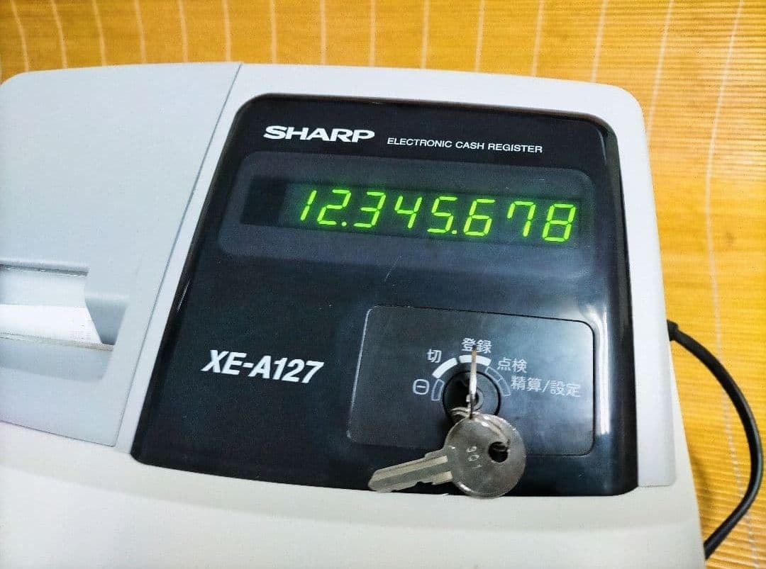 シャープレジスター　XE-A127　簡単便利特殊　送料込　333533