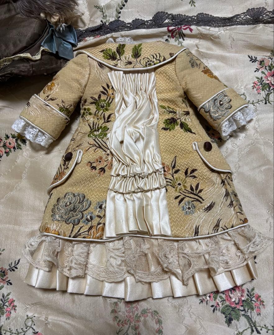 アンティークビスクドールドレス