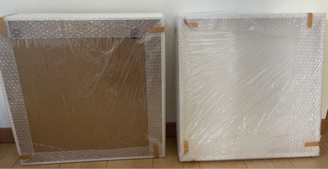 新品 額縁 木製 立体額 アートボックス フレーム ボックスフレーム 2個