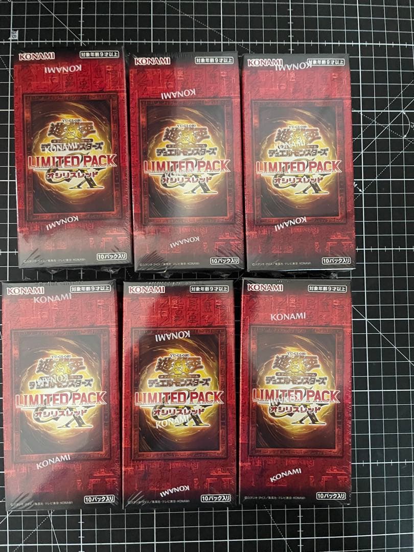 遊戯王OCG LIMITED PACK オシリスレッド 6BOX