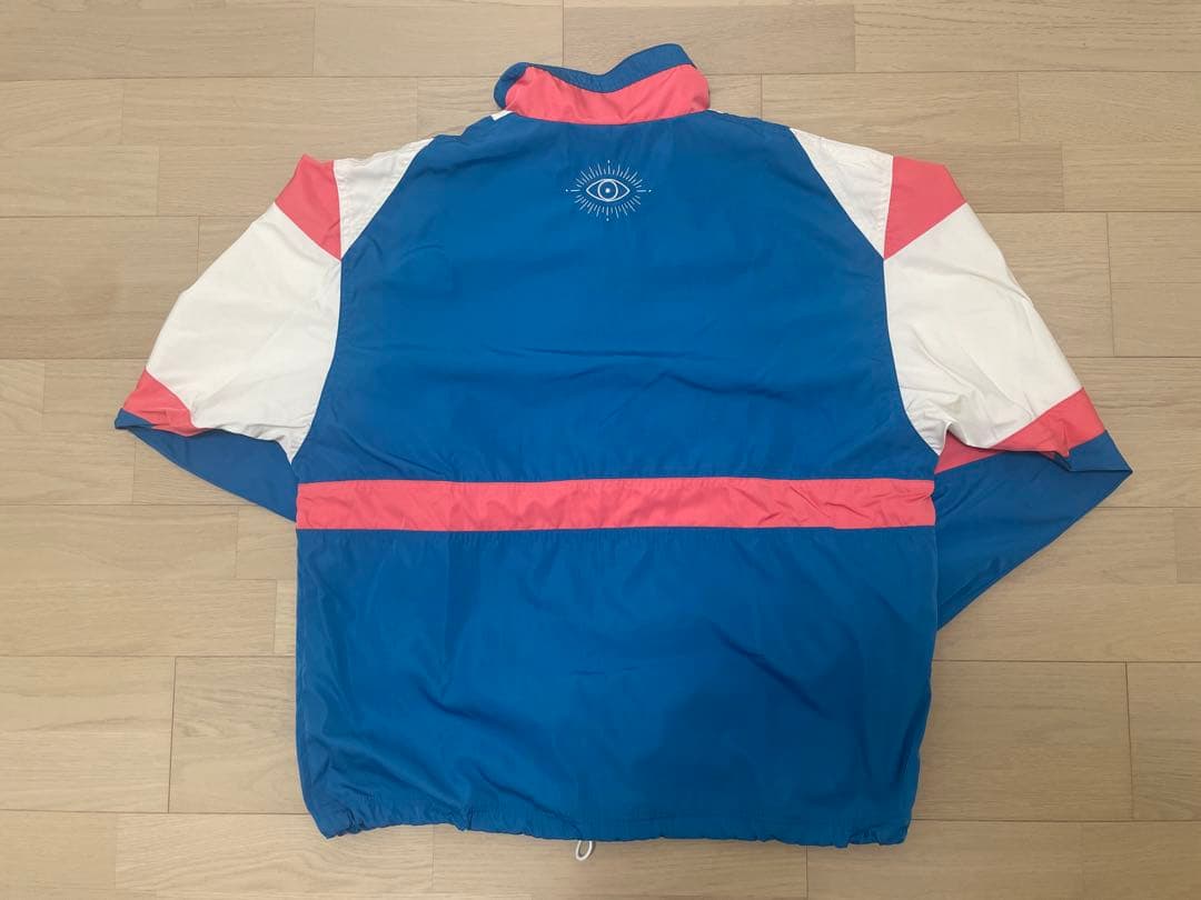 キタニタツヤ ナイロンジャケット UNFADED BLUE Lサイズ