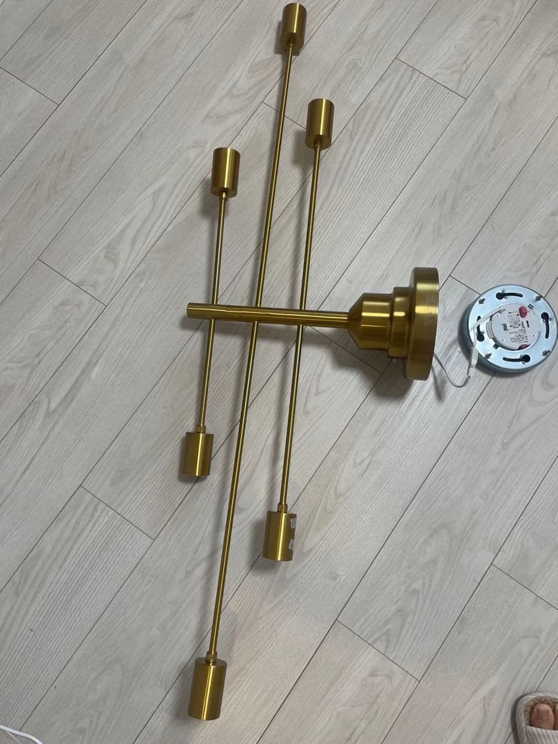 【電球付き美品！】unicoシーリングライトLT-2675 Astre ゴールド