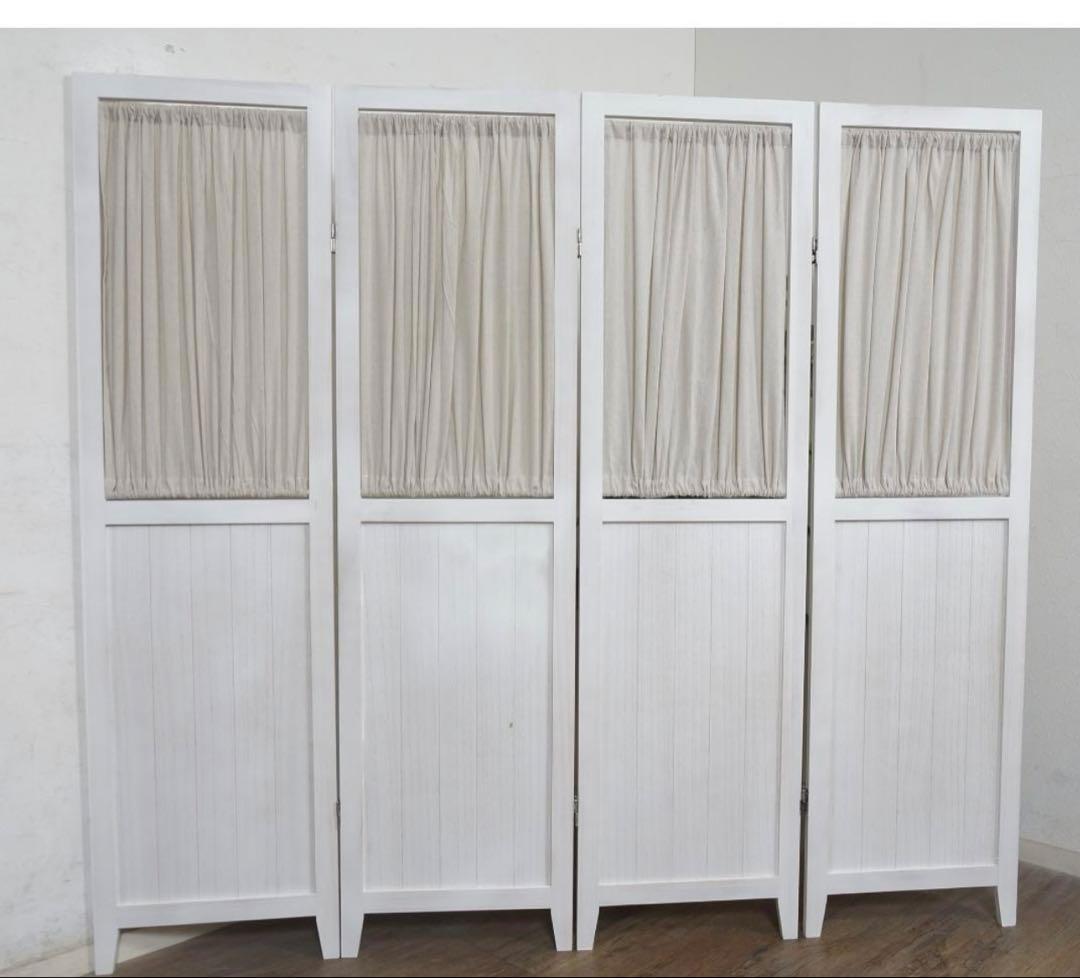 4連　パーティション　ルーバー式　　148cmx 2枚