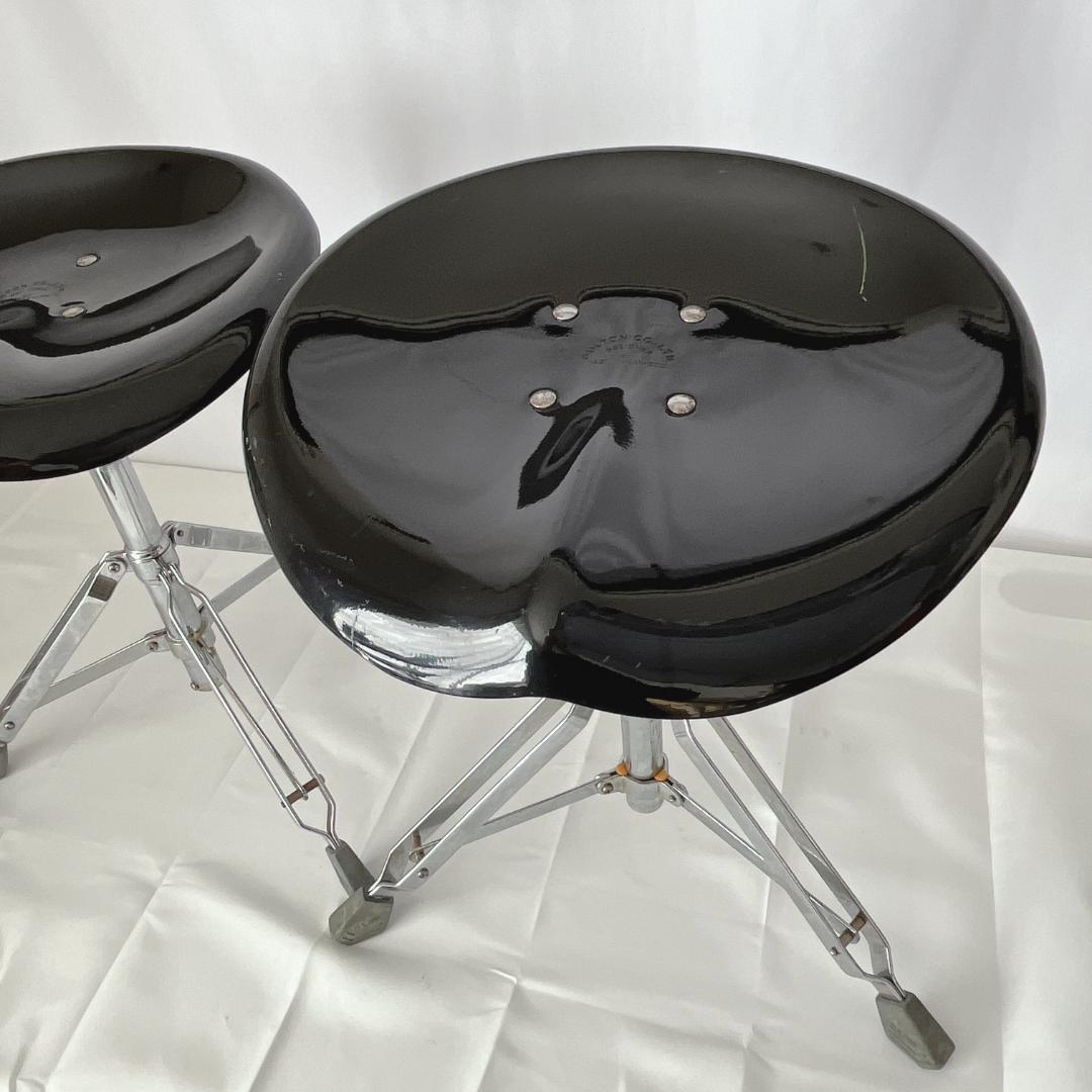 廃盤品☘️ ダルトン　ビート　スツール　ブラック 　２点セット