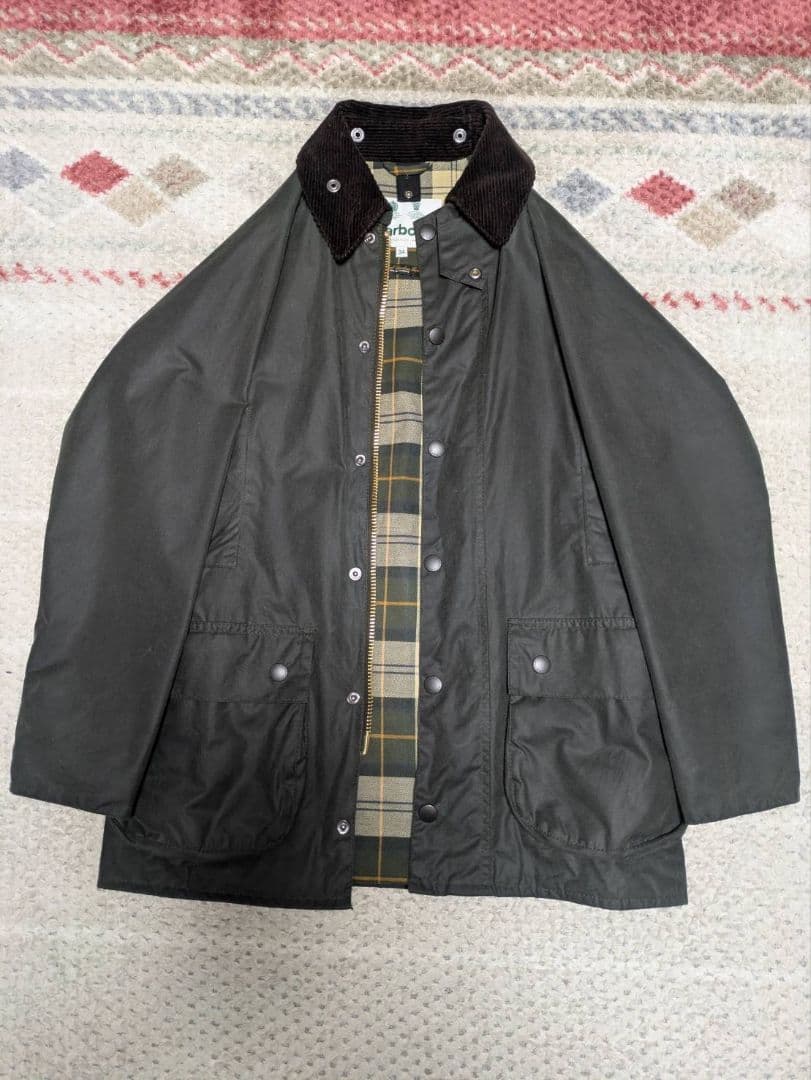 Barbour ビューフォート サイズ34 専用カバー付き