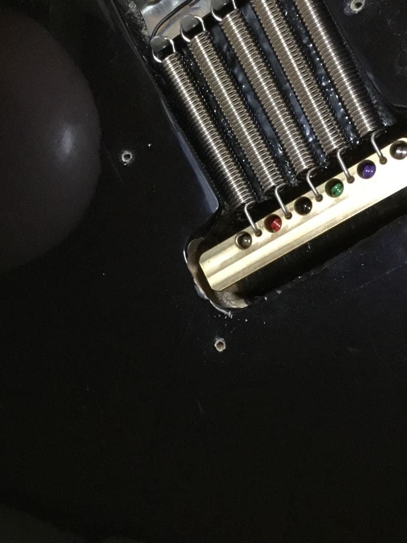 エレキギター ストラト　3H ブラスブロック