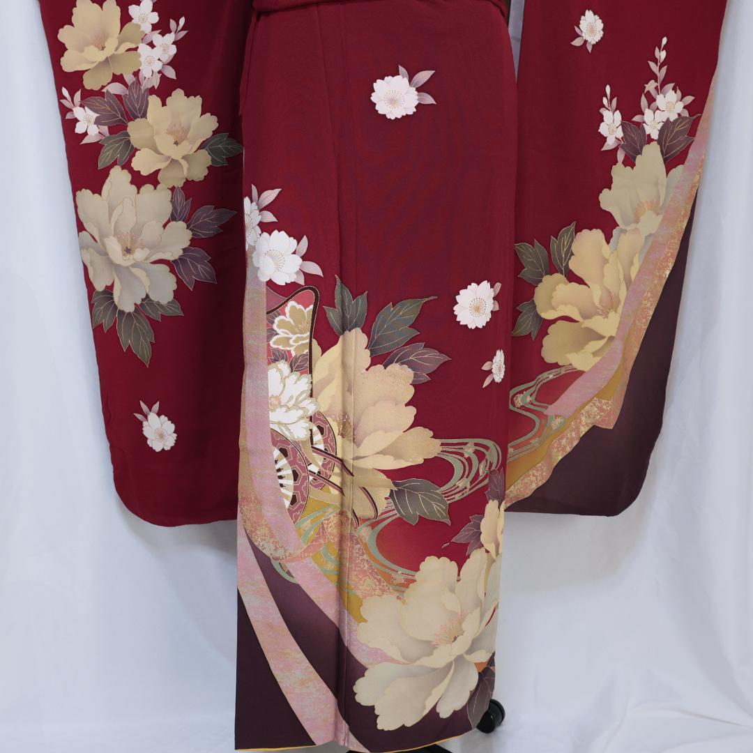 振袖7点セット帯新品帯締め帯揚げフルセット成人式KZ31