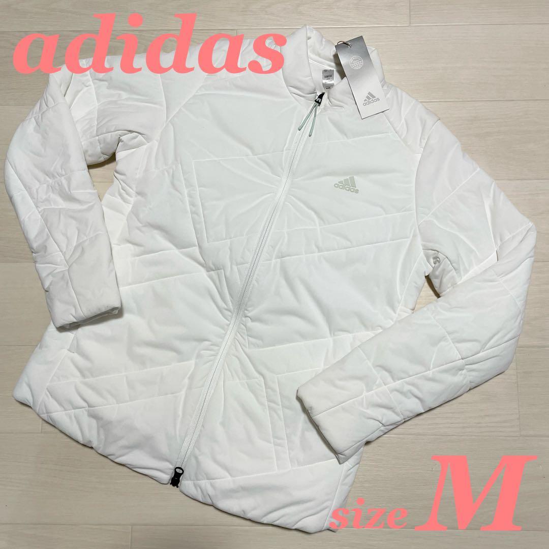 アディダス ゴルフ ビッグ アディダス ロゴ 保温 中綿 フルジップ ジャケット