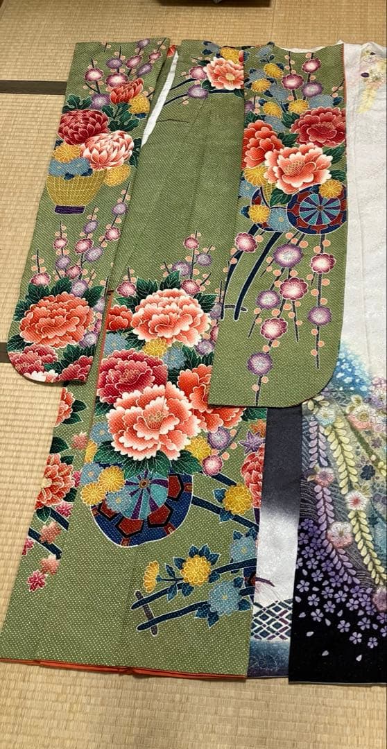 藤娘きぬたや　正絹総絞り振袖