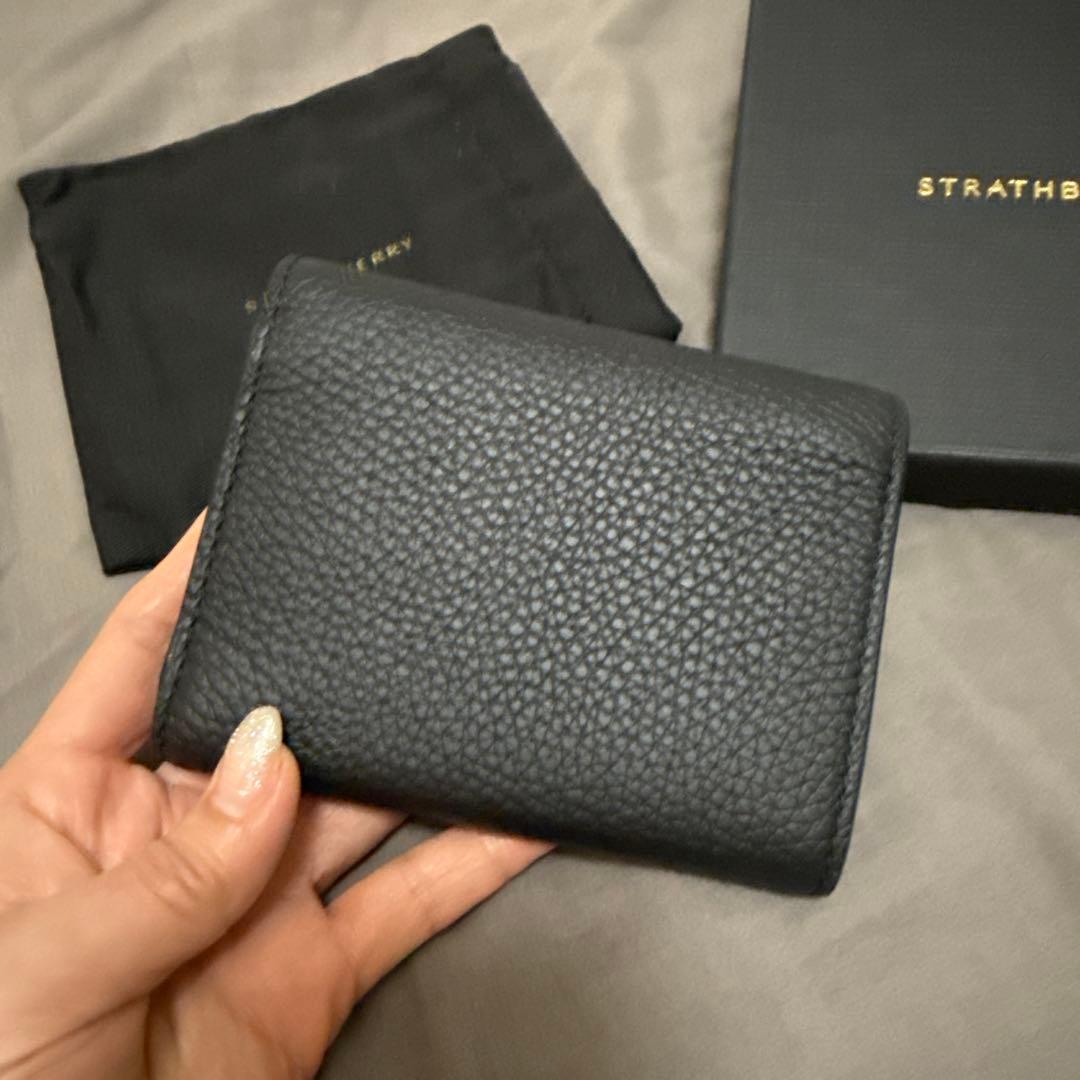 なこ様ご購入用★STRATHBERRY ブラック 二つ折り財布