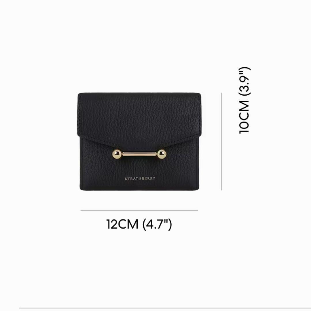 なこ様ご購入用★STRATHBERRY ブラック 二つ折り財布