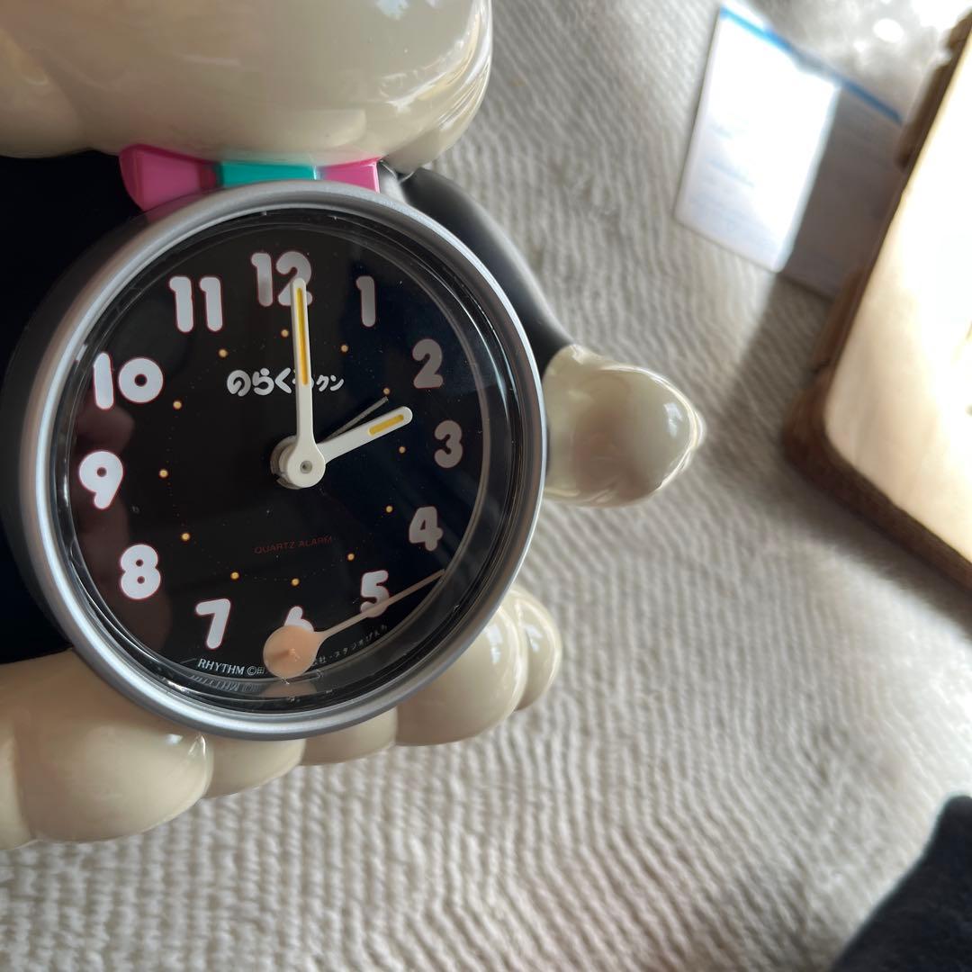 のらくろくん アラーム時計 スピーカー付き　昭和レトロ