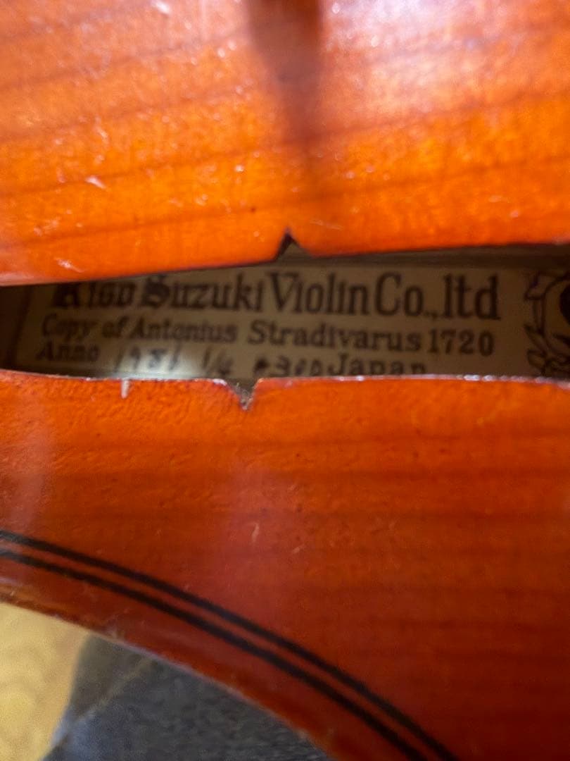 Suzuki バイオリン 1/4 1986 300番　分数楽器