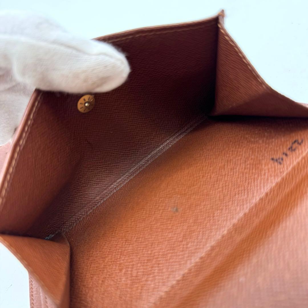 美品✨️ルイヴィトン　モノグラム　エテュイパピエ　三つ折り財布　折り財布　財布