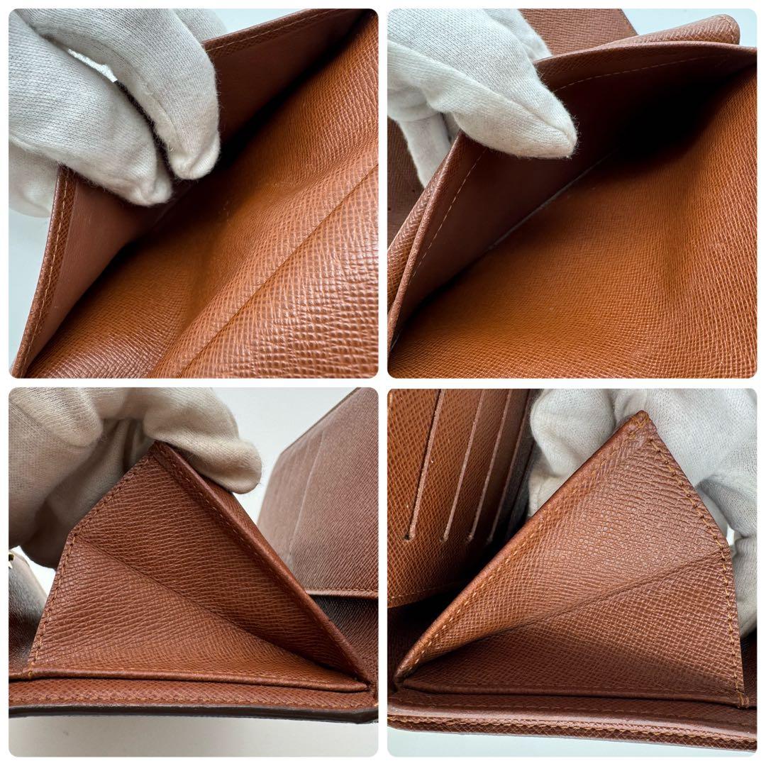 美品✨️ルイヴィトン　モノグラム　エテュイパピエ　三つ折り財布　折り財布　財布