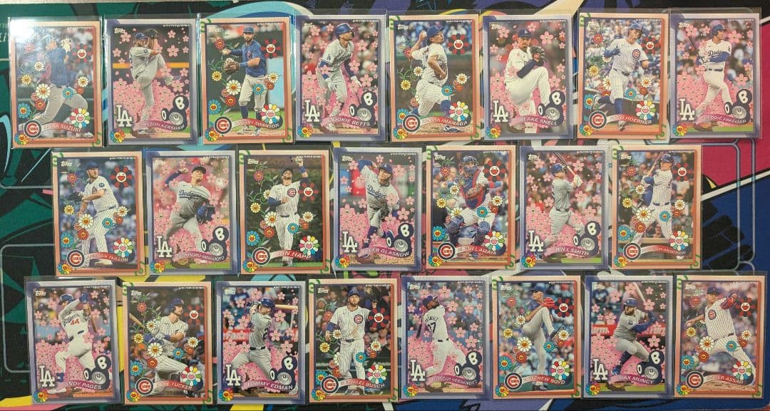 東京シリーズ　村上隆　Topps 　トレカ23枚セット