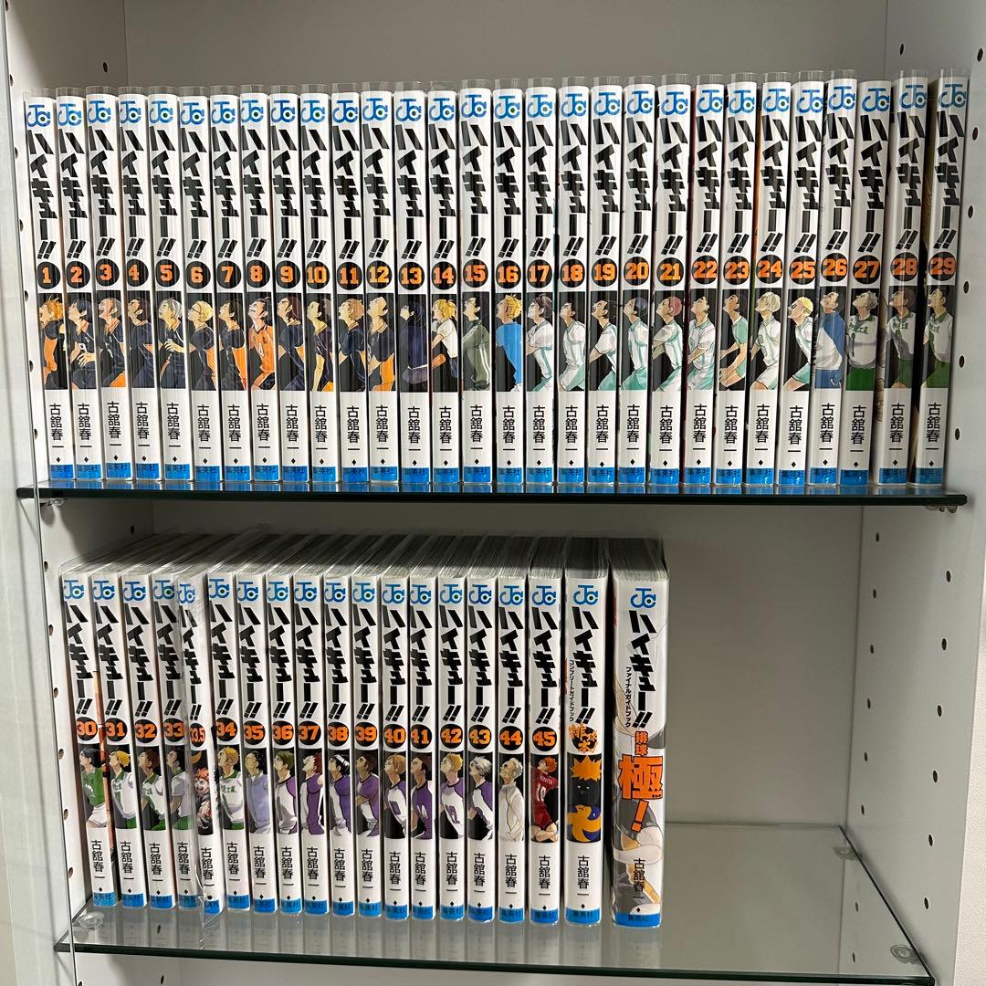 ハイキュー 1〜45巻＋33.5巻＋排球本 ガイドブック 等48巻セット