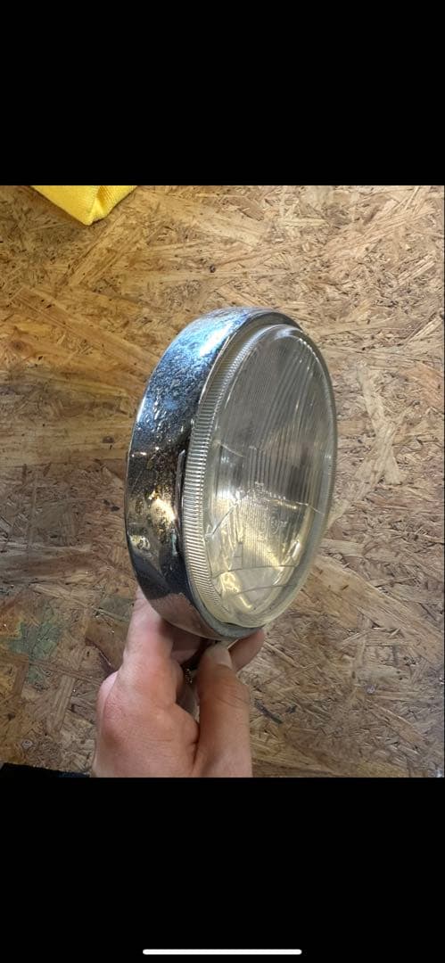 シビエ凹みヘッドライト　当時物　希少