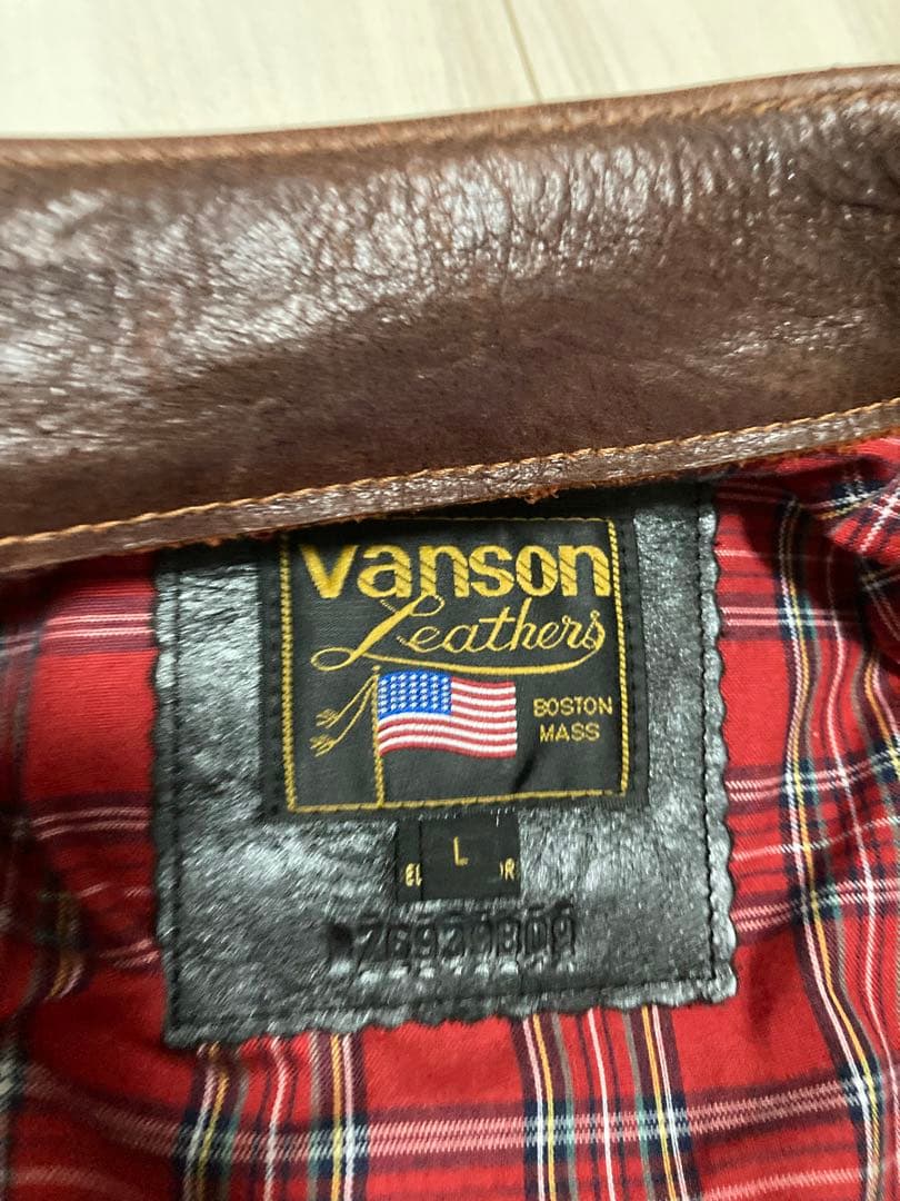 バンソン ボーダー オイルドコットン ライダースジャケット ストーマートライアル