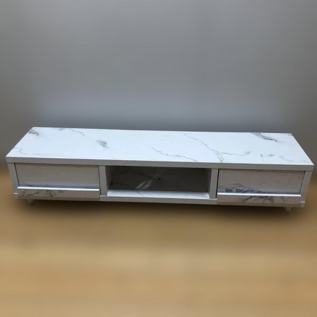 送料無料 大理石調 テレビボード ローボード TV台 88165-5-005