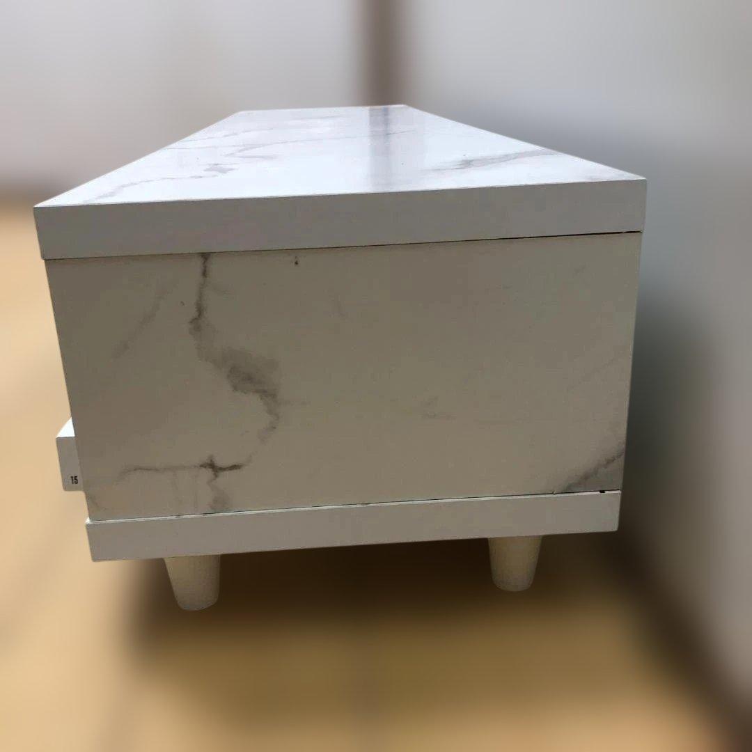 送料無料 大理石調 テレビボード ローボード TV台 88165-5-005