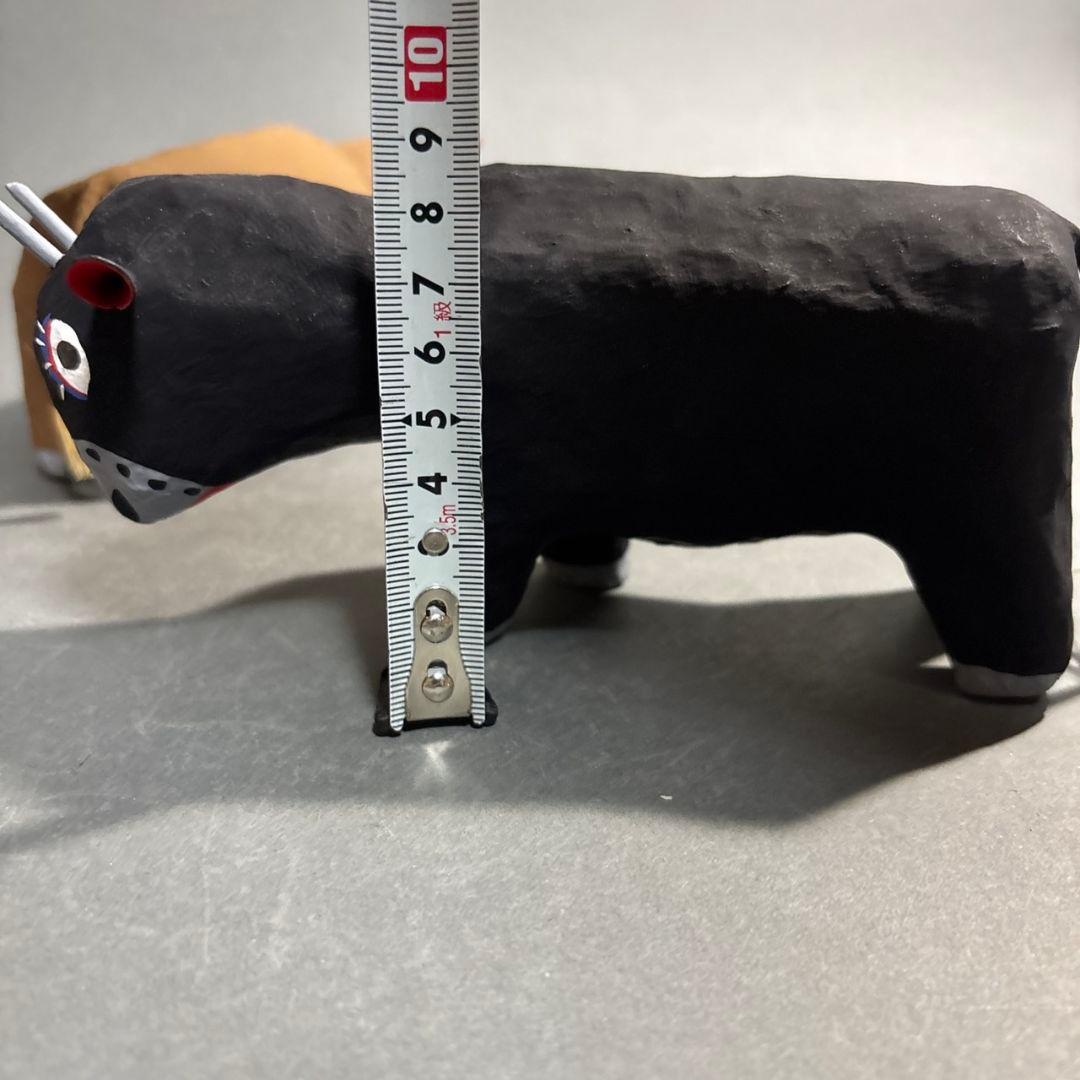 牛　置物　琉球玩具