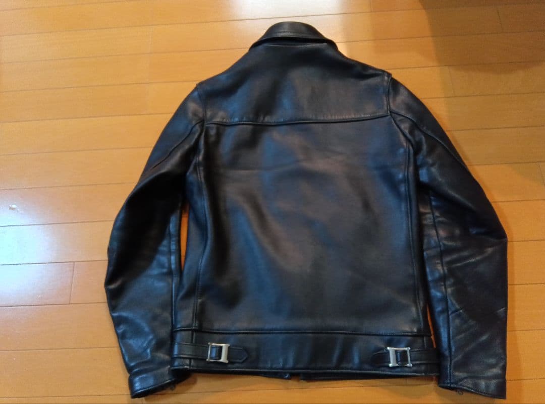 666シングルライダース34ブラック黒ステアハイド英国製