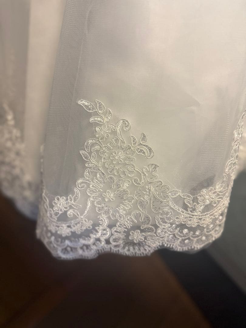 ウェディングドレス マーメイド　レース　S〜M