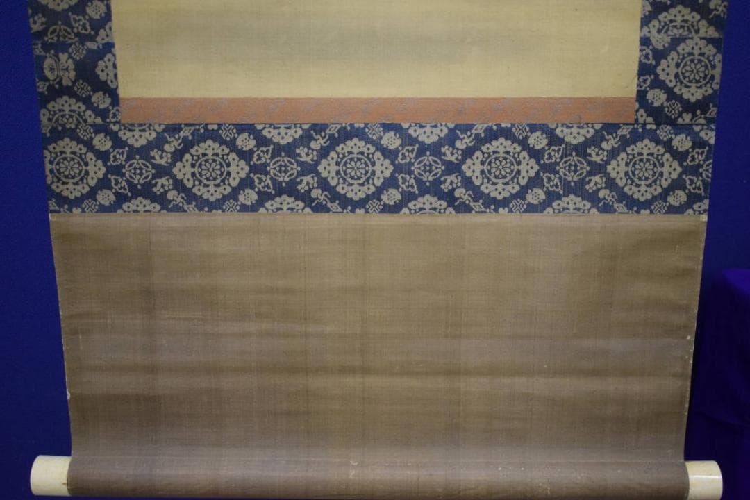 模写/狩野探幽/山水図/布袋屋掛軸HI-317