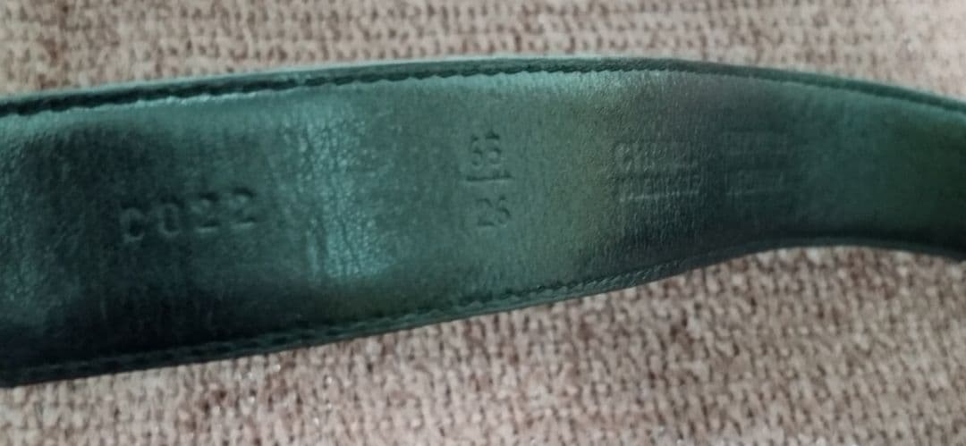 ●シャネル CHANEL ココバックル ヴィンテージ ベルト ブラック レザー