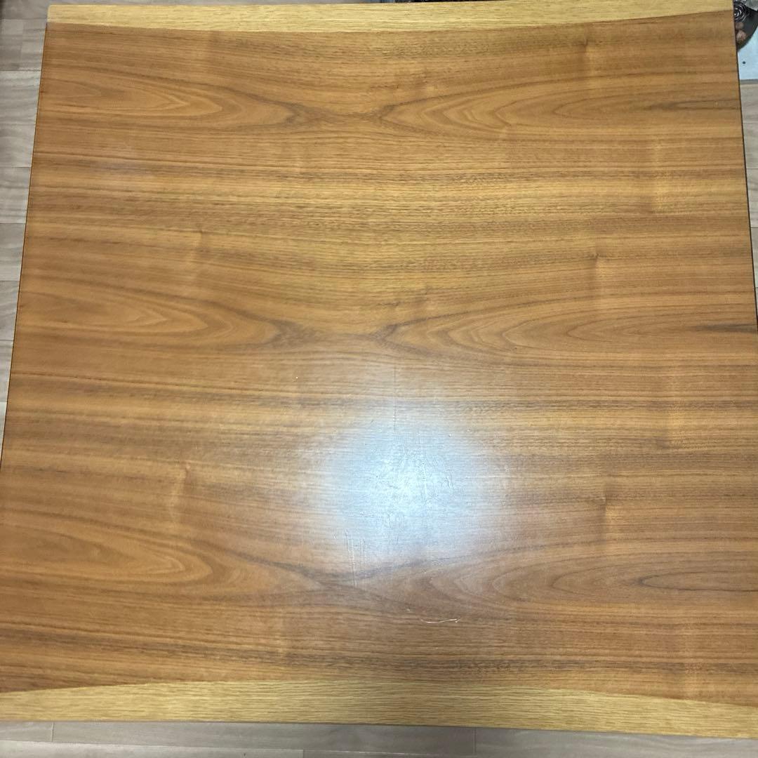 ニトリ　木目調　ローテーブル　出っ張りなしヒーターこたつ　取説あり