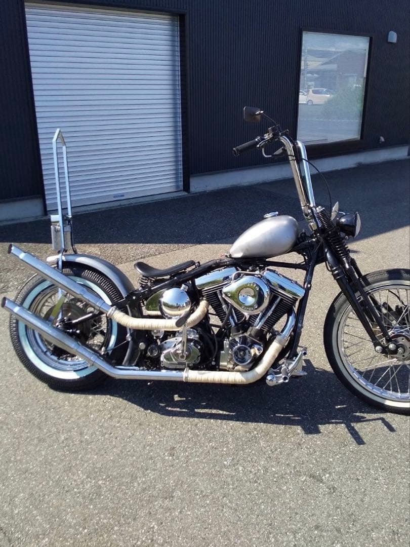 タンク　ピーナッツタンク　ハイトンネル　素地の上に艶消しクリア　ハーレー