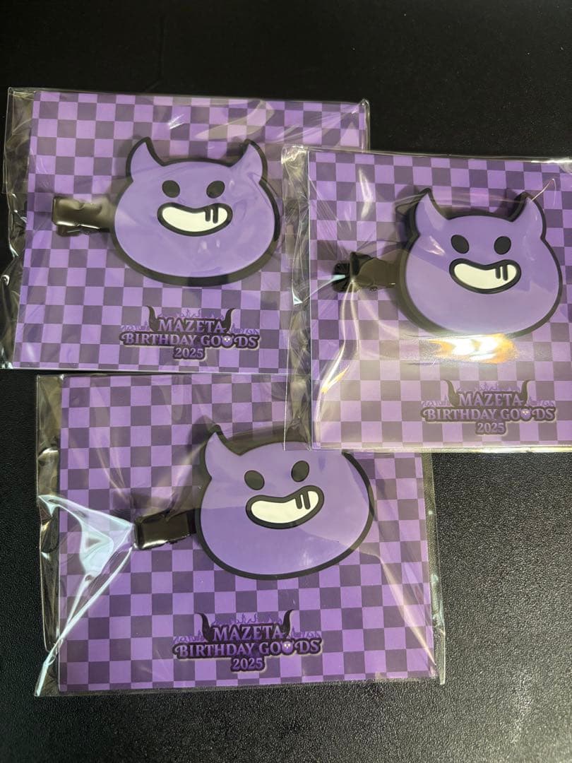 【今だけお値下げ】まぜ太　前髪クリップ　バースデーグッズ　Birthday