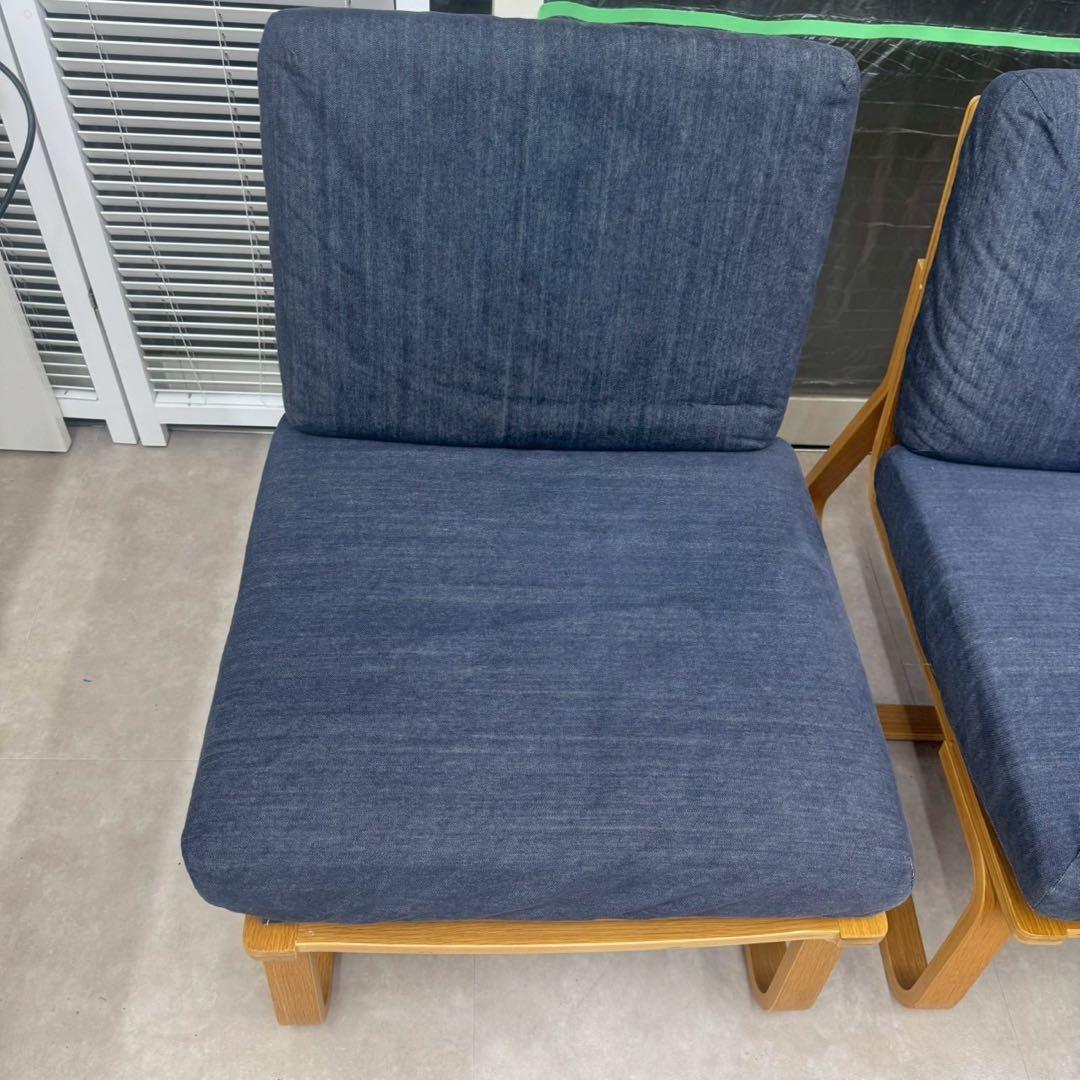 リビングでもダイニングでも使えるダイニングセット　直引き取り限定　オーク材