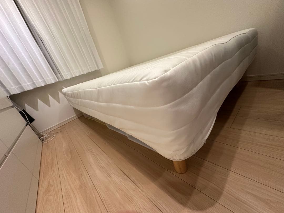 無印良品　脚付マットレス　ポケットコイル　ダブル（送料込み）　1月末まで