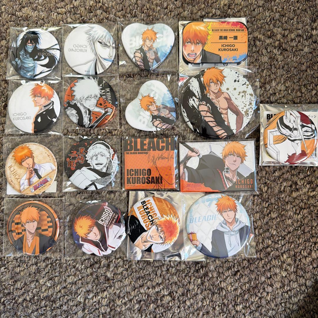 bleach 一護　缶バッジ　セット