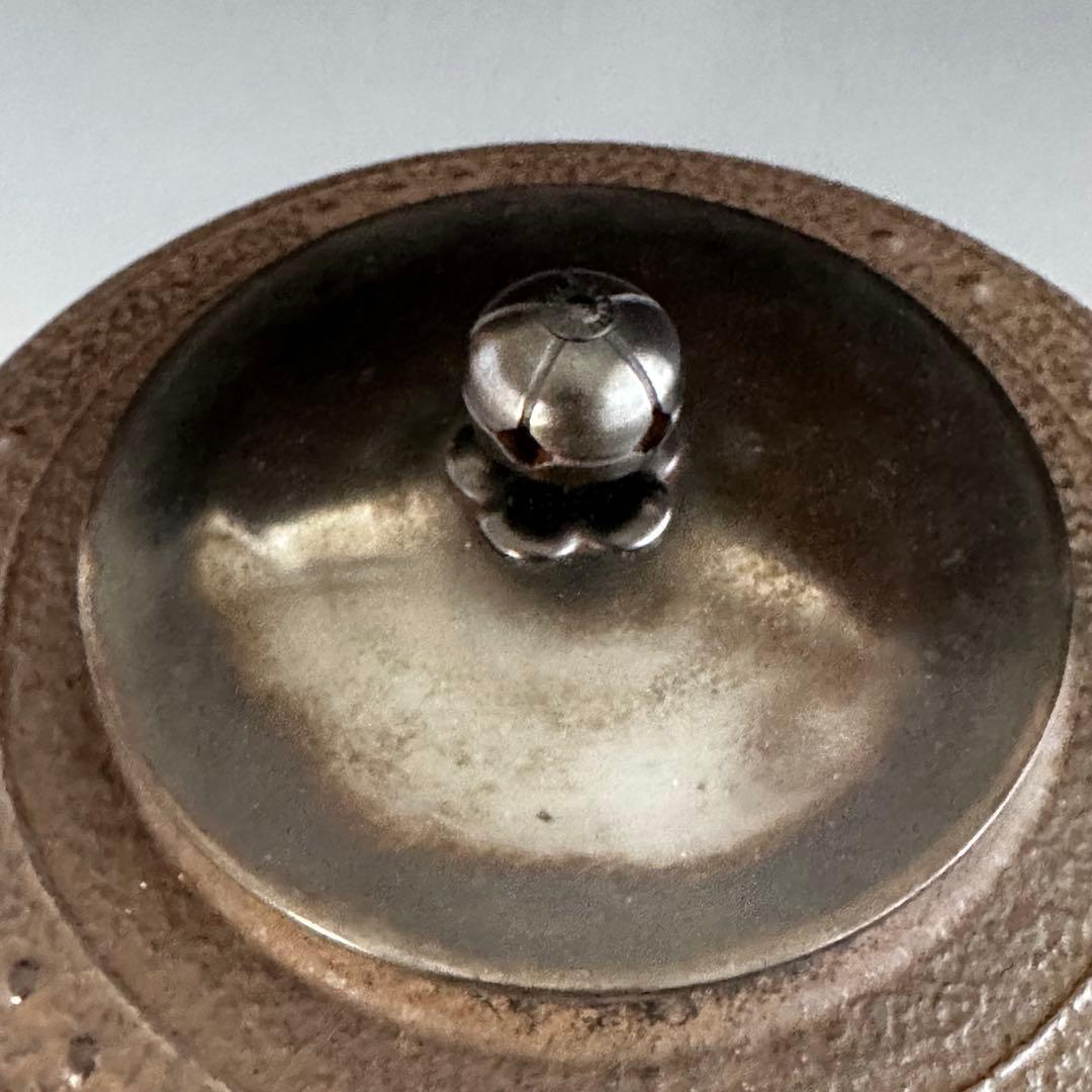 茶道具　万代屋釜　焼抜　風炉用　釜　あじろ鉄　茶の湯釜　湯沸かし　稽古　鋳物