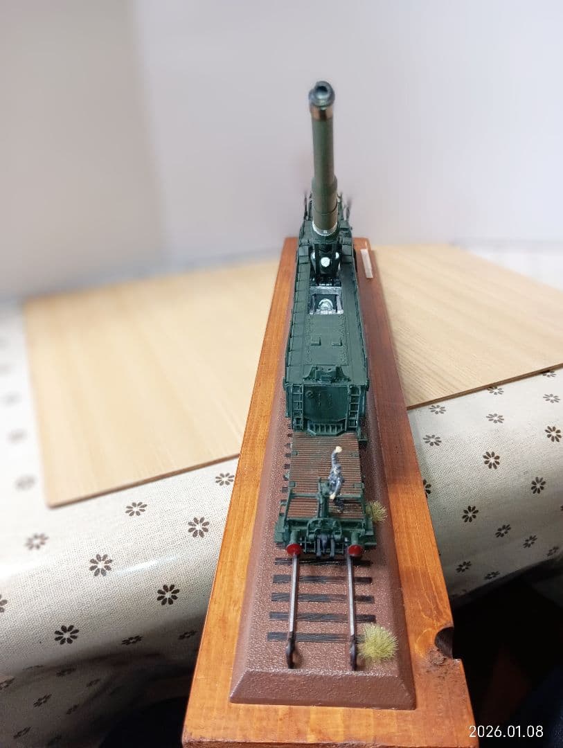 ドイツ列車砲 K5(E)レオポルド　展示台付き②