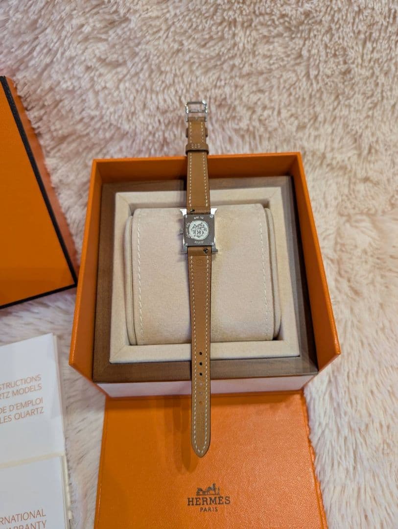 HERMES 時計 エルメス Hウォッチ シルバー