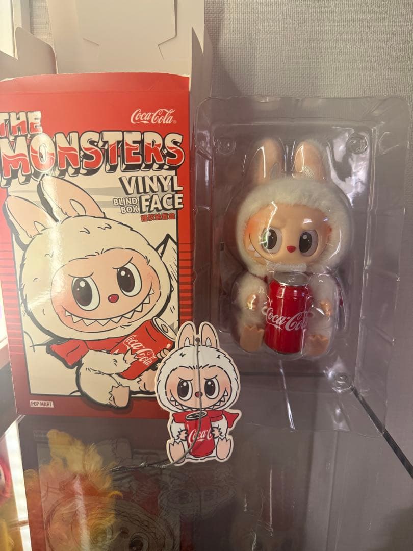 2点セット Coca-Cola Vinyl Face ラブブ