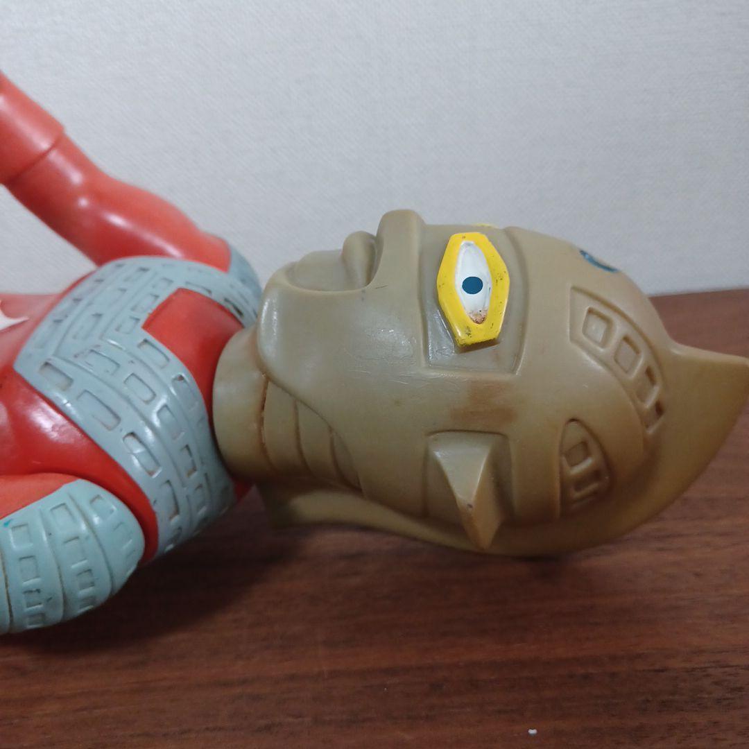 当時もの希少ブルマァク製　ジャイアント「ウルトラセブン」約40㎝ソフビフィギュア
