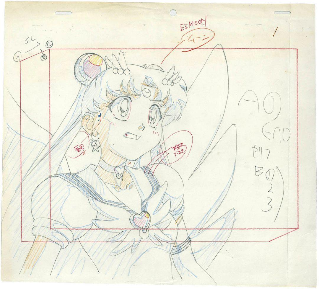 美少女戦士セーラームーン　原画　直筆　6枚