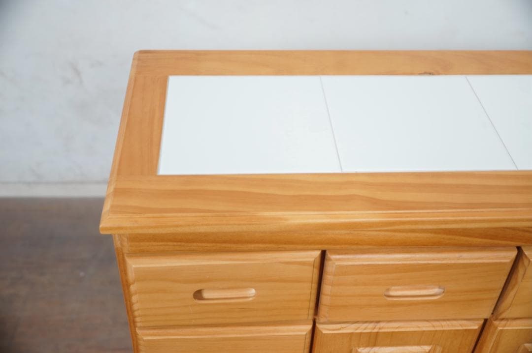 アウトレット　　キッチンカウンター　ワゴン収納