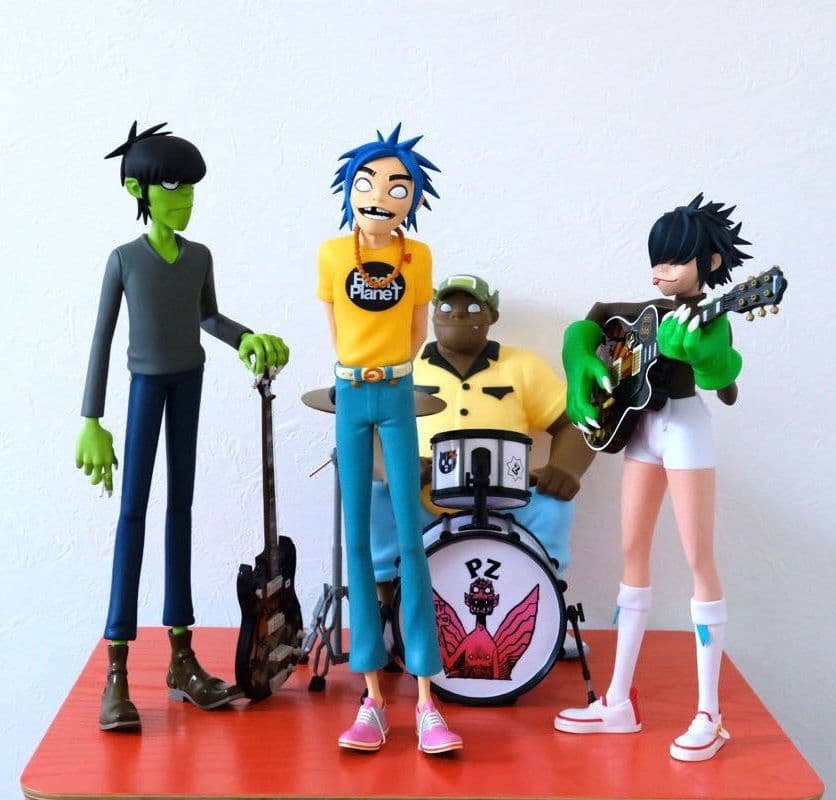 Gorillaz 4体 SUPERPLASTIC フィギュアセット