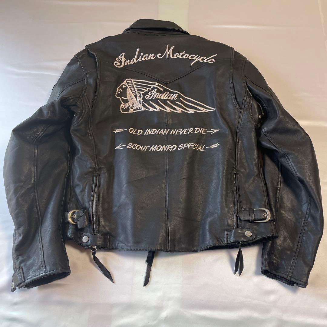 専用　インディアンモーターサイクル　カウレザー　牛革　シングル　レザージャケット