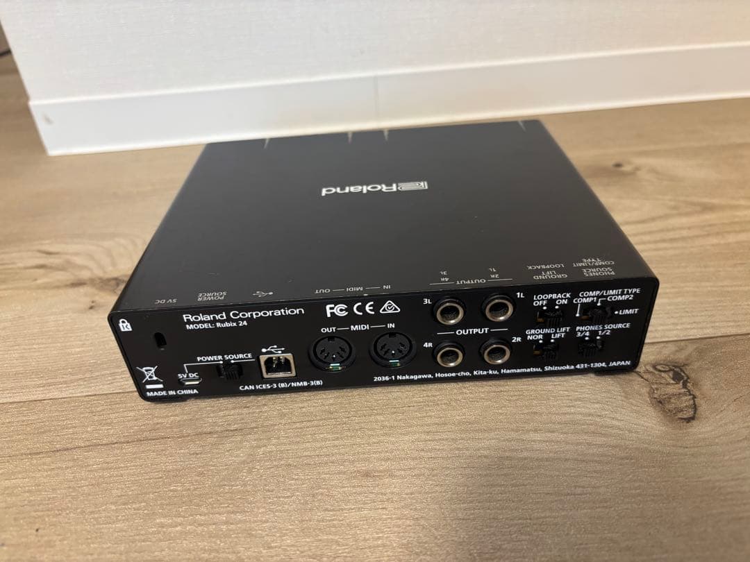 まや　 Roland Rubix 24 USBオーディオインターフェイス