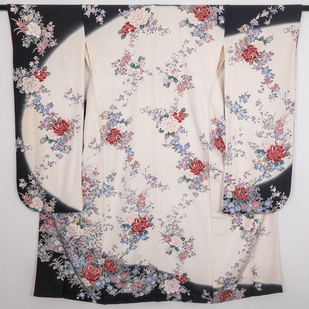 chika200555 R7SK1327 振袖+帯 2点セット 六通柄