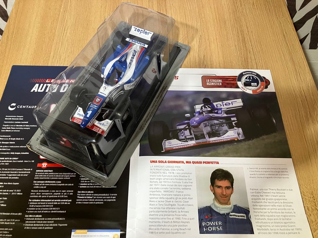 3台セット　日本未発売　ビッグスケールF1コレクション　アロウズ　A18 ヒル